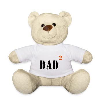DAD - Teddy Bear - white - Front