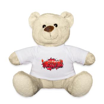 Graffiti Indissociable - Nounours - blanc - Devant