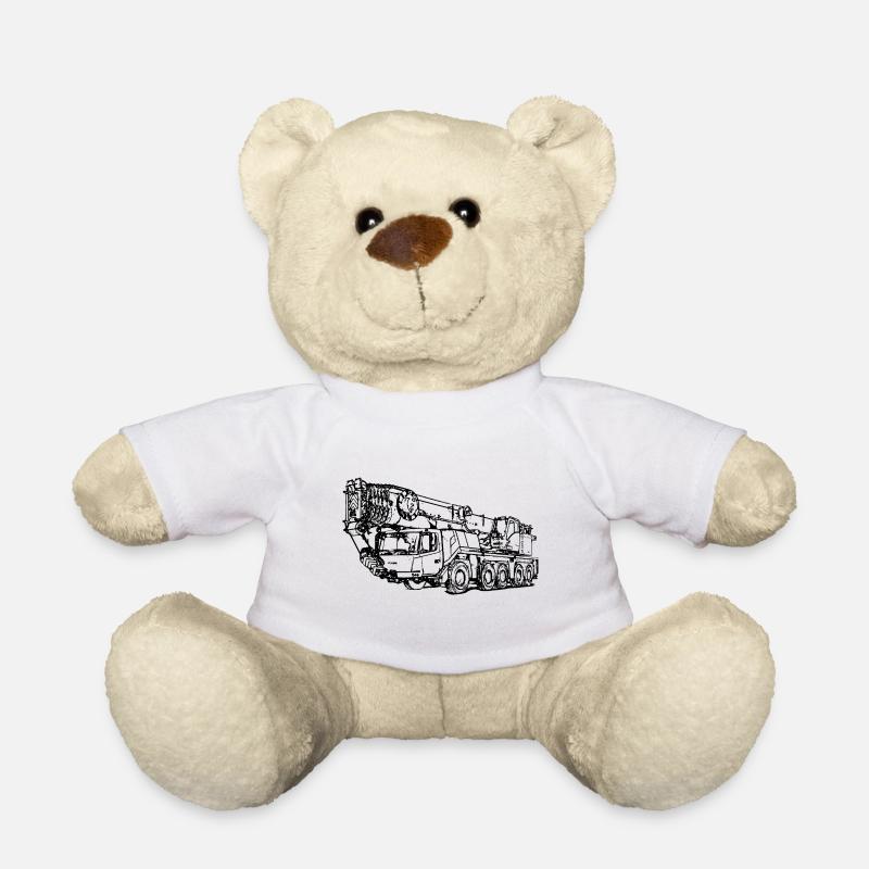 Mobilkran crane Kran 5 Achser - Teddy - Weiß