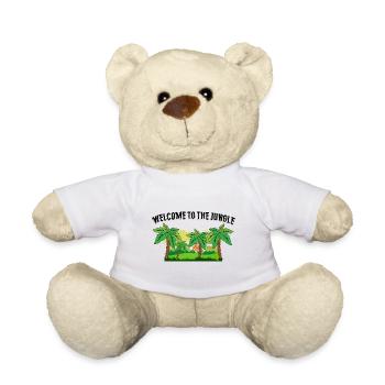 Bienvenue dans la jungle - Nounours - blanc - Devant