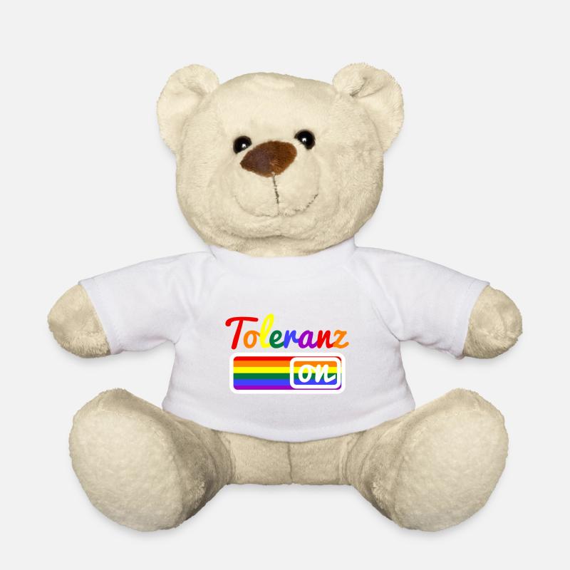 tolerance - Teddy Bear - white