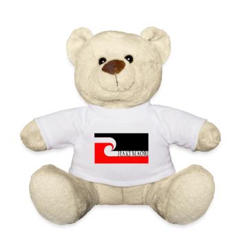 Haki Maori - Teddy Bear - white - Front