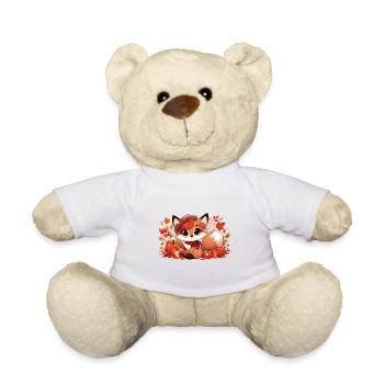 Fox Autumn 5 - Teddy Bear - white - Front