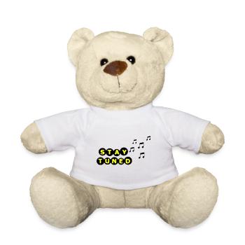 musique - Nounours - blanc - Devant