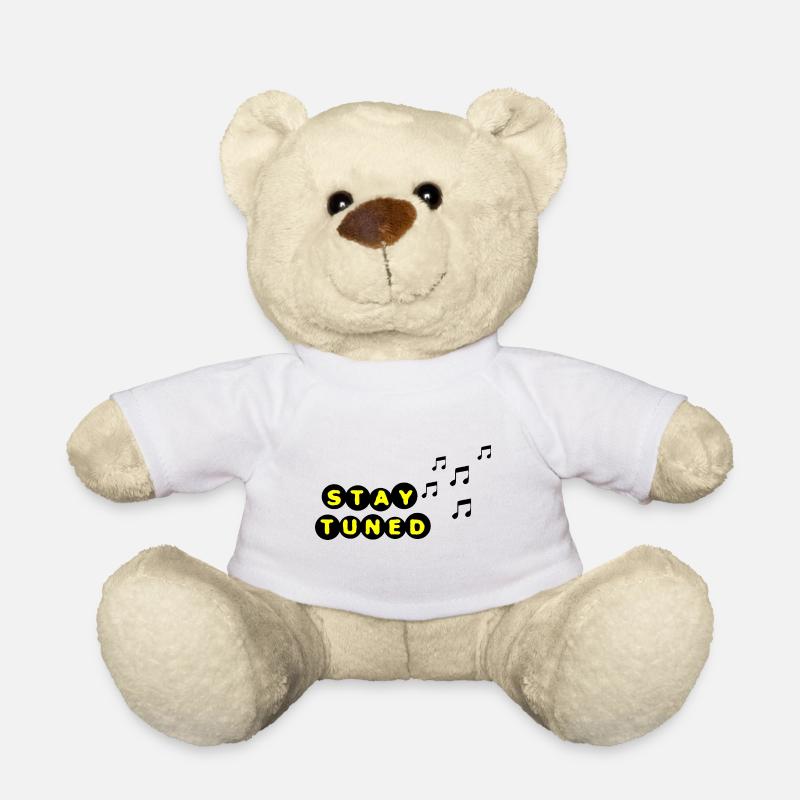 music - Teddy Bear - white