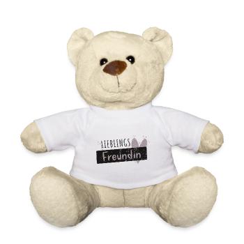Favorite girlfriend best friend sayings gift - Teddy Bear - white - Front