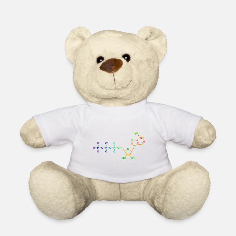 Adenosintriphosphat - ATP - Regenbogen - Teddy - Weiß