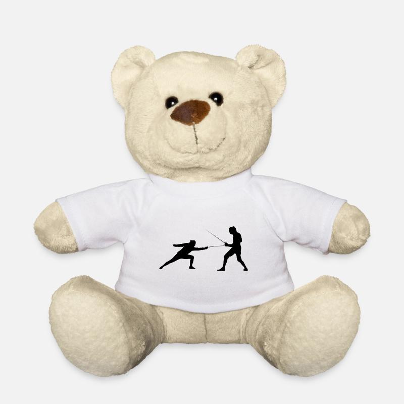 Fechten - Teddy - Weiß
