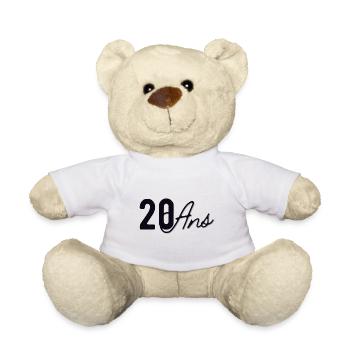 20 Ans - Nounours - blanc - Devant