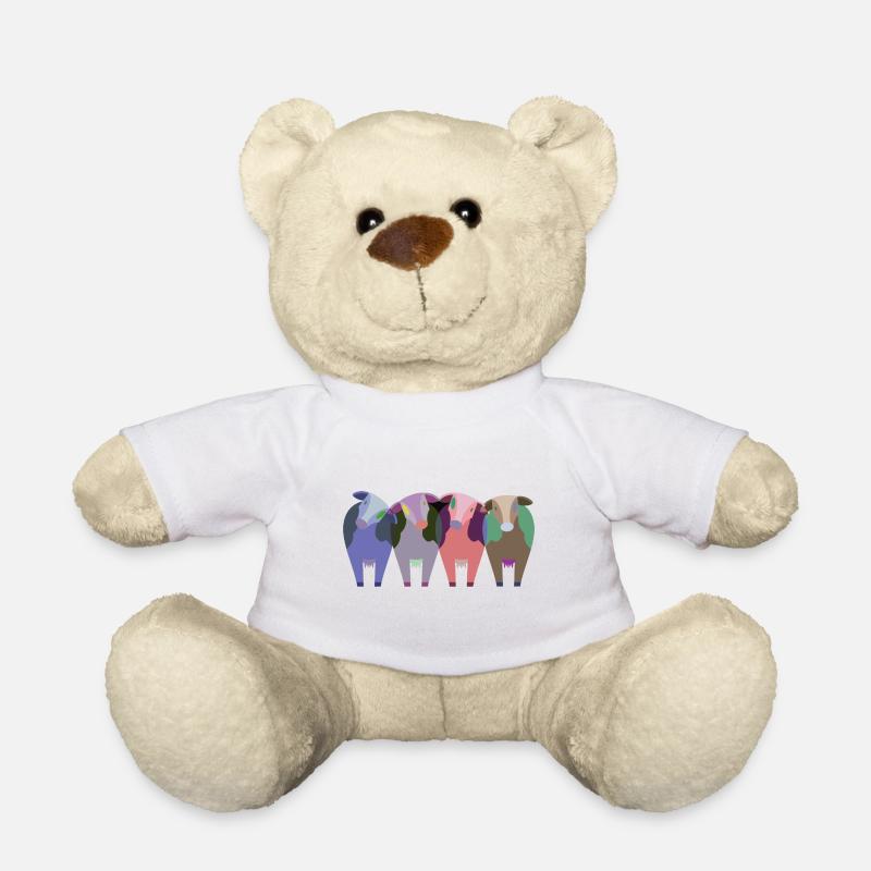 cows | cow - Teddy Bear - white