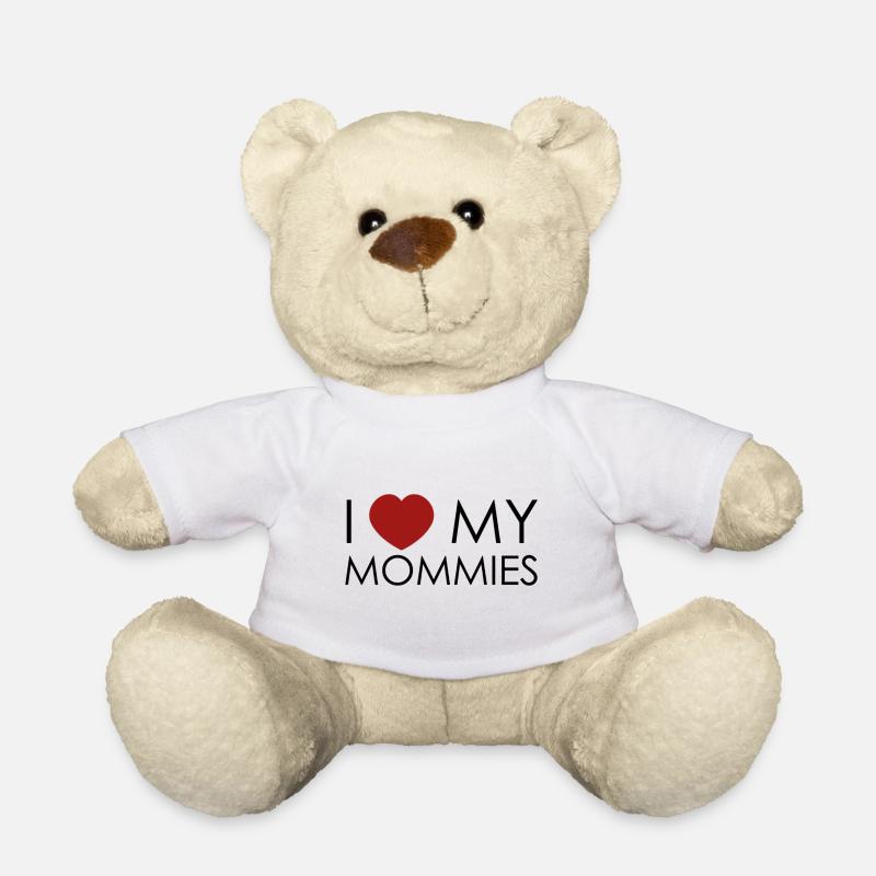 I LOVE MY MOMMIES - Teddy Bear - white