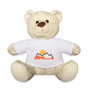 Die Natur Geschenk Ukulele Musiker Hawaii - Teddy - Weiß - Vorne