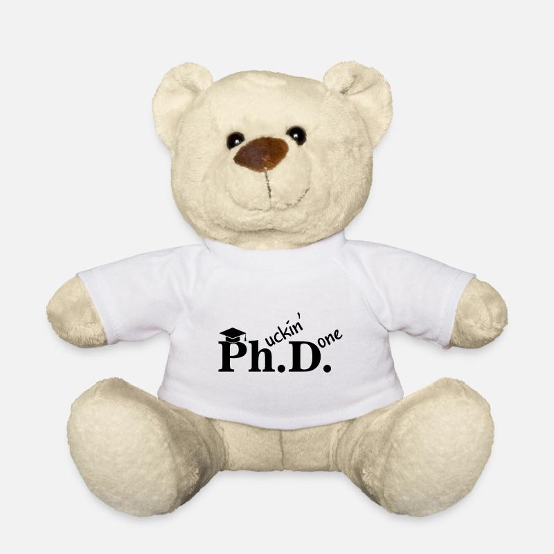 Phd Abschlussfeier Student Geschenk Dissertation - Teddy - Weiß