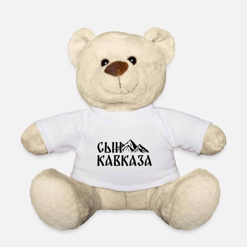 Fils du Caucase Tchétchénie Tchétchène Daghestan - Nounours - blanc
