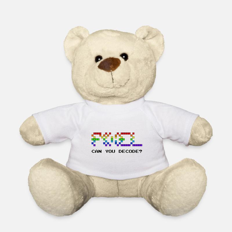 Can you decode? - Teddy Bear - white