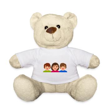 les enfants - Nounours - blanc - Devant