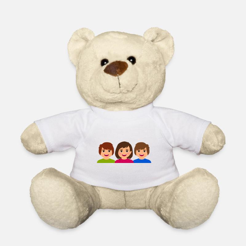 les enfants - Nounours - blanc