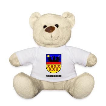 Siebenbürgen-Wappen "Siebenbürgen" - Teddy - Weiß - Vorne