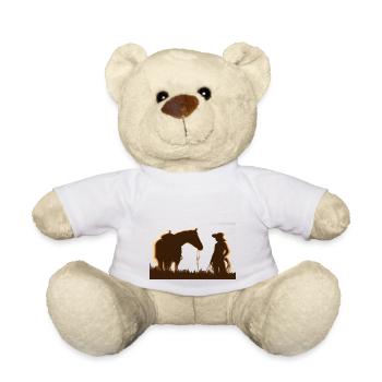 Western girl - Teddy - Weiß - Vorne