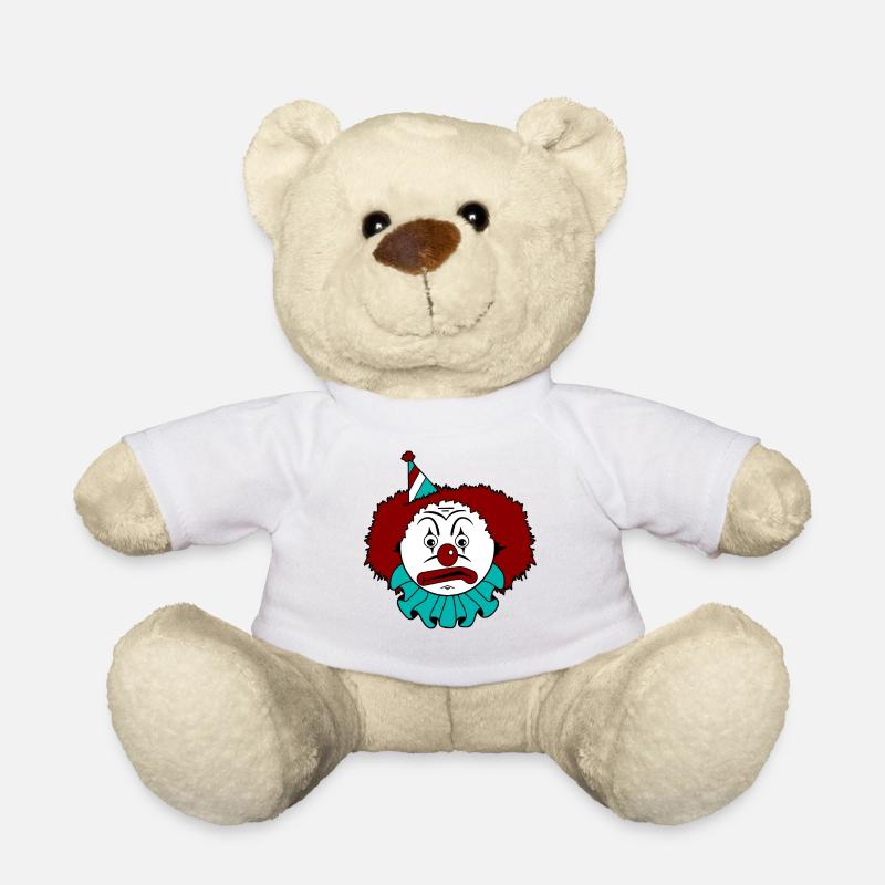 Clown. - Teddy - Weiß