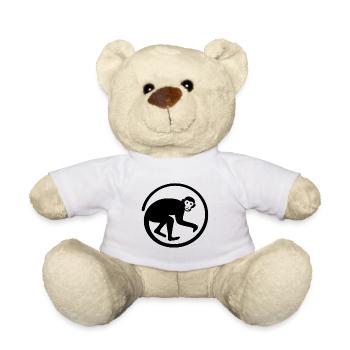 Affe - Teddy - Weiß - Vorne