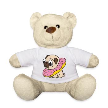 Drôle Cool Cute Dog Pug - Nounours - blanc - Devant