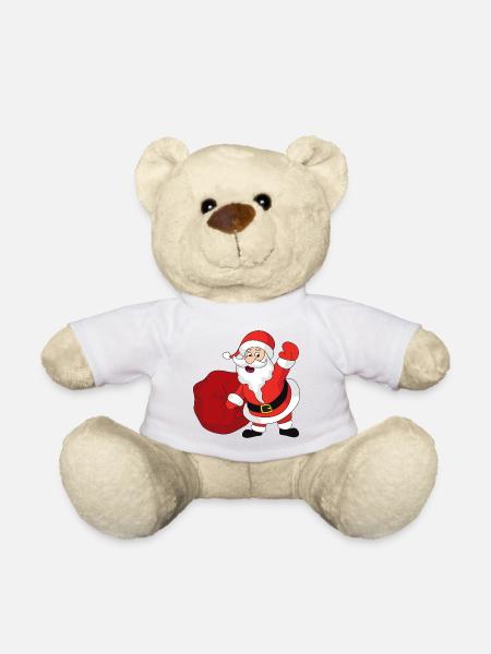 Santa Claus Christmas Santa - Teddy Bear - white