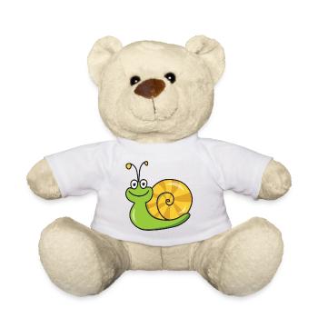 slug - Teddy Bear - white - Front