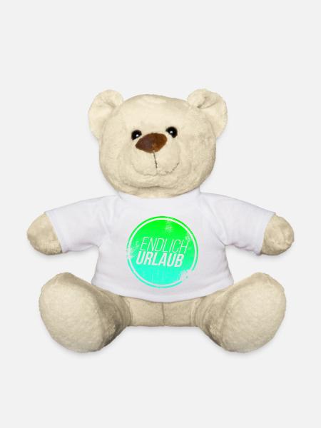 Urlaub - Teddy - Weiß