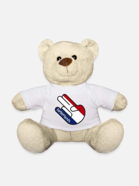 Shocker Netherlands Geschenk - Teddy - Weiß