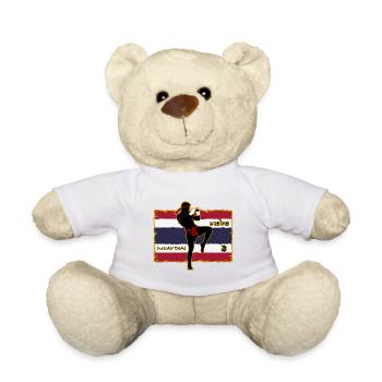 Muay Thai - Nounours - blanc - Devant