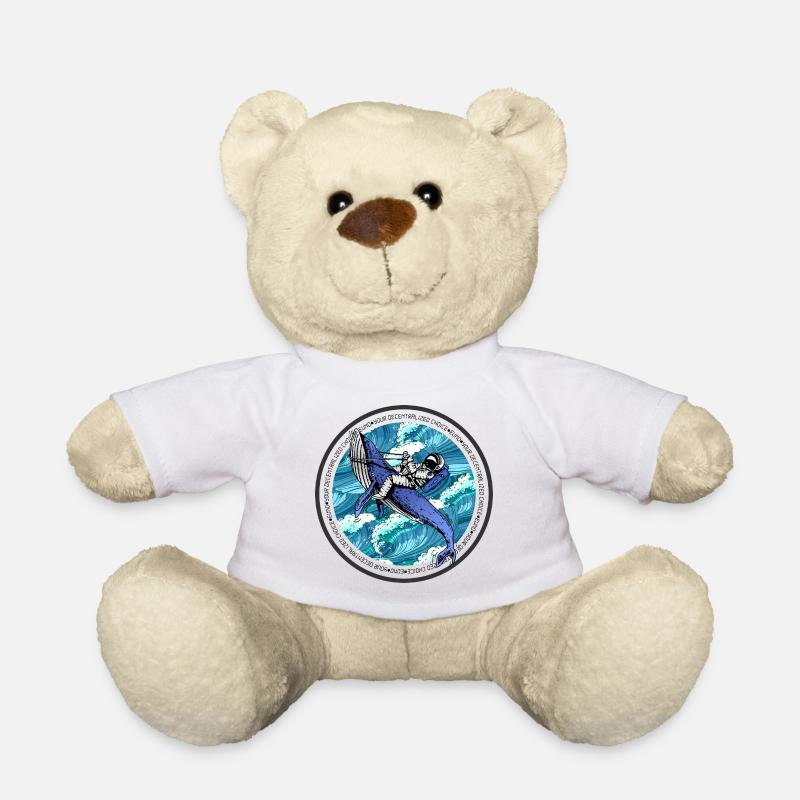 Astronaute baleine - Nounours - blanc