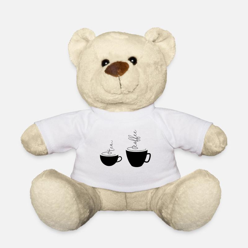 0253 Kaffeetasse | Teetasse | Kaffee | Tee - Teddy - Weiß