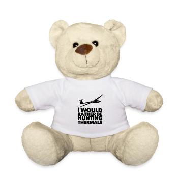 Glider Gliding Gliding Gift Idea - Teddy Bear - white - Front