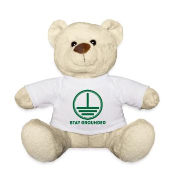 Restez à la terre cadeau d'électricien technicien en électronique - Nounours - blanc - Devant