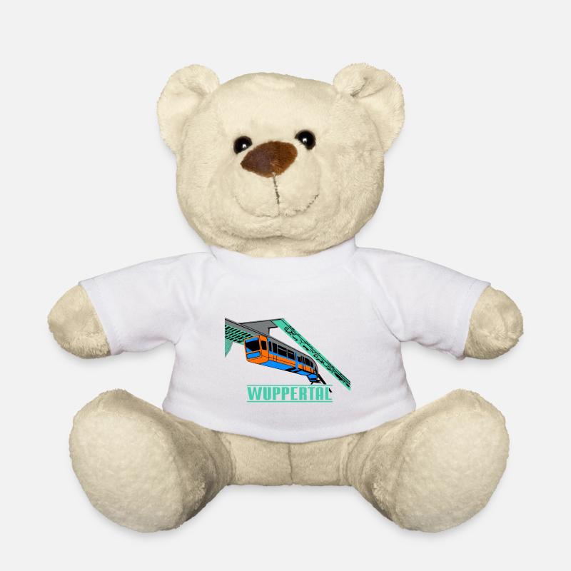 Wuppertal Schwebebahn - Teddy - Weiß