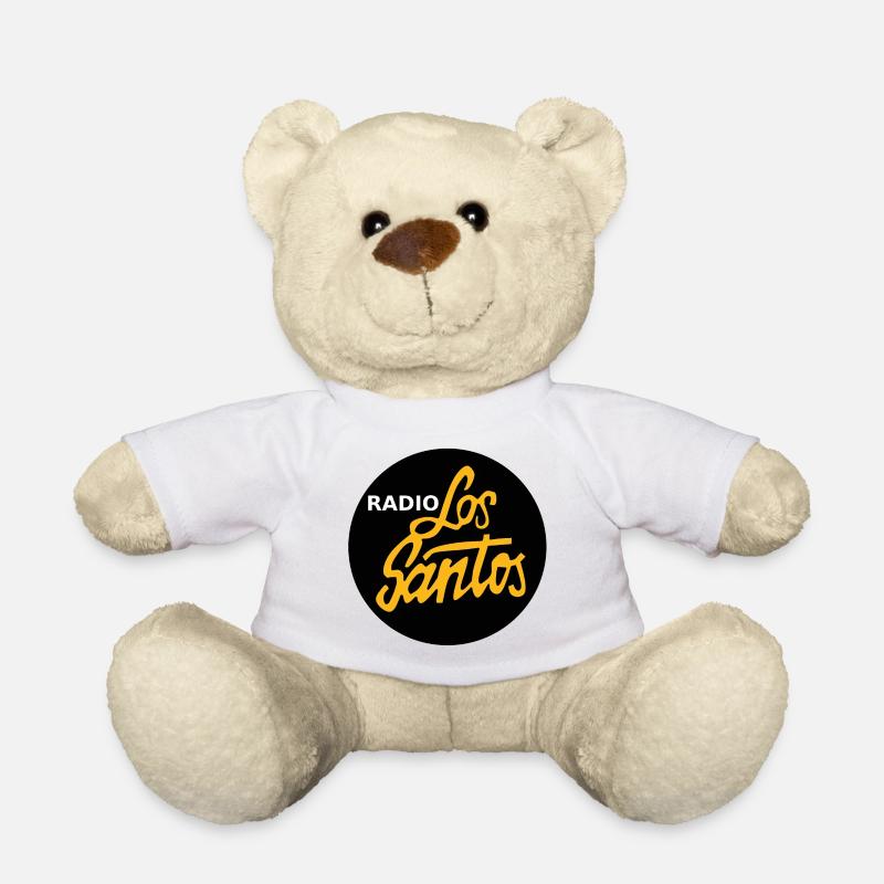 Radio Los Santos Schwarz - Teddy - Weiß