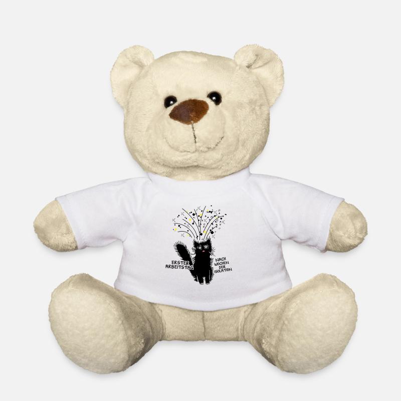 Erster Arbeitstag nach der isolation - Teddy - Weiß