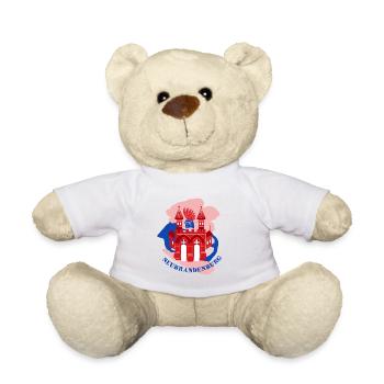 Neubrandenburg Coat of Arms - Teddy Bear - white - Front