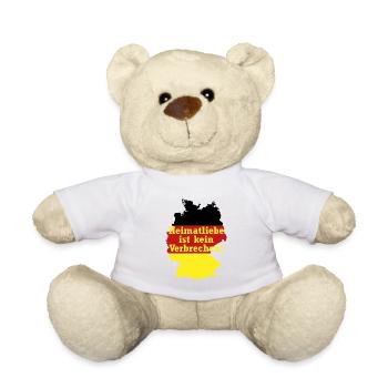 Heimatliebe ist kein Verbrechen Deutschland - Teddy - Weiß - Vorne