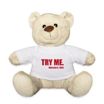 Essayez-moi cadeau fitness gym sport - Nounours - blanc - Devant