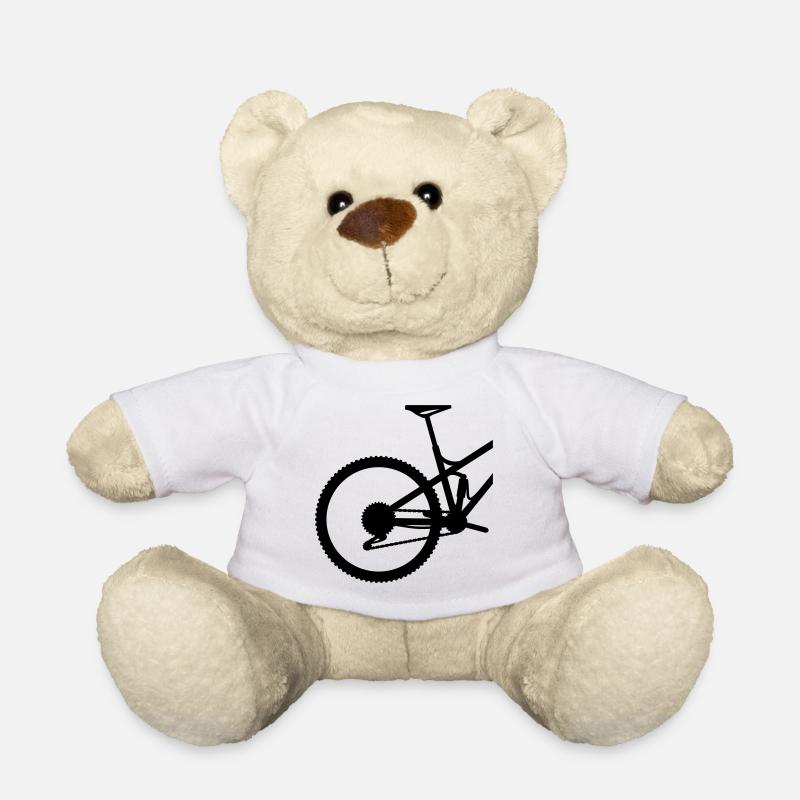 VTT arrière - Nounours - blanc