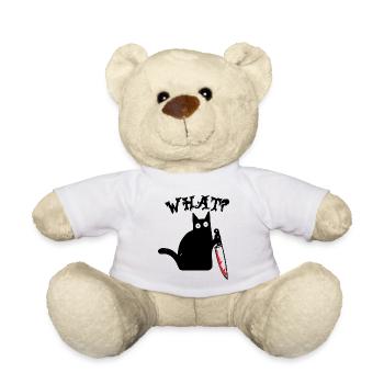 What Geschenk Katze Haustiere - Teddy - Weiß - Vorne