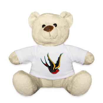 Hirondelle, diable - Nounours - blanc - Devant