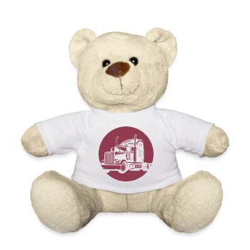 Le camion - Nounours - blanc - Devant
