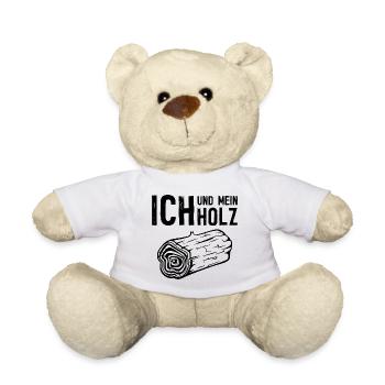 Ich und mein holz Zimmermann Handwerker Werkzeug - Teddy - Weiß - Vorne