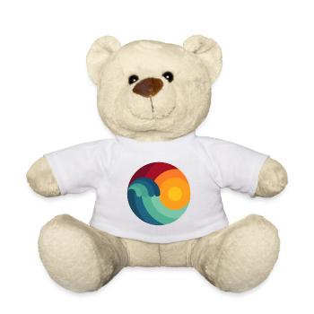 Art Surf Windsurfing Geschenk Kitesurfing - Teddy - Weiß - Vorne