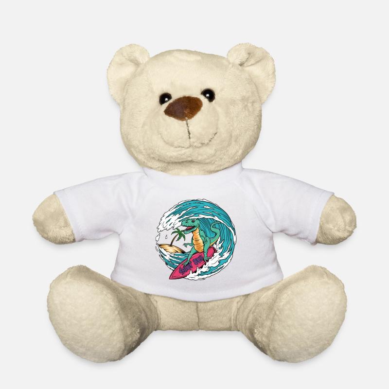 Surf T-Rex - Nounours - blanc
