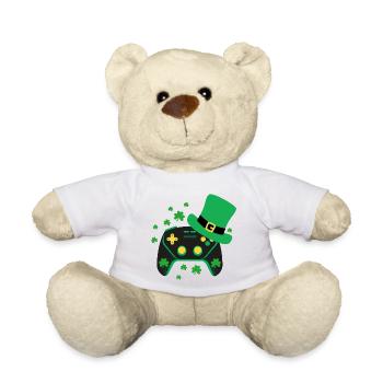 Fröhlichen St Patrick Tag. St. Patrick's Day! - Teddy - Weiß - Vorne