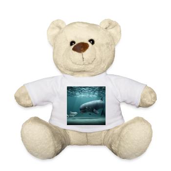 Waal und Baby Geschenk - Teddy - Weiß - Vorne